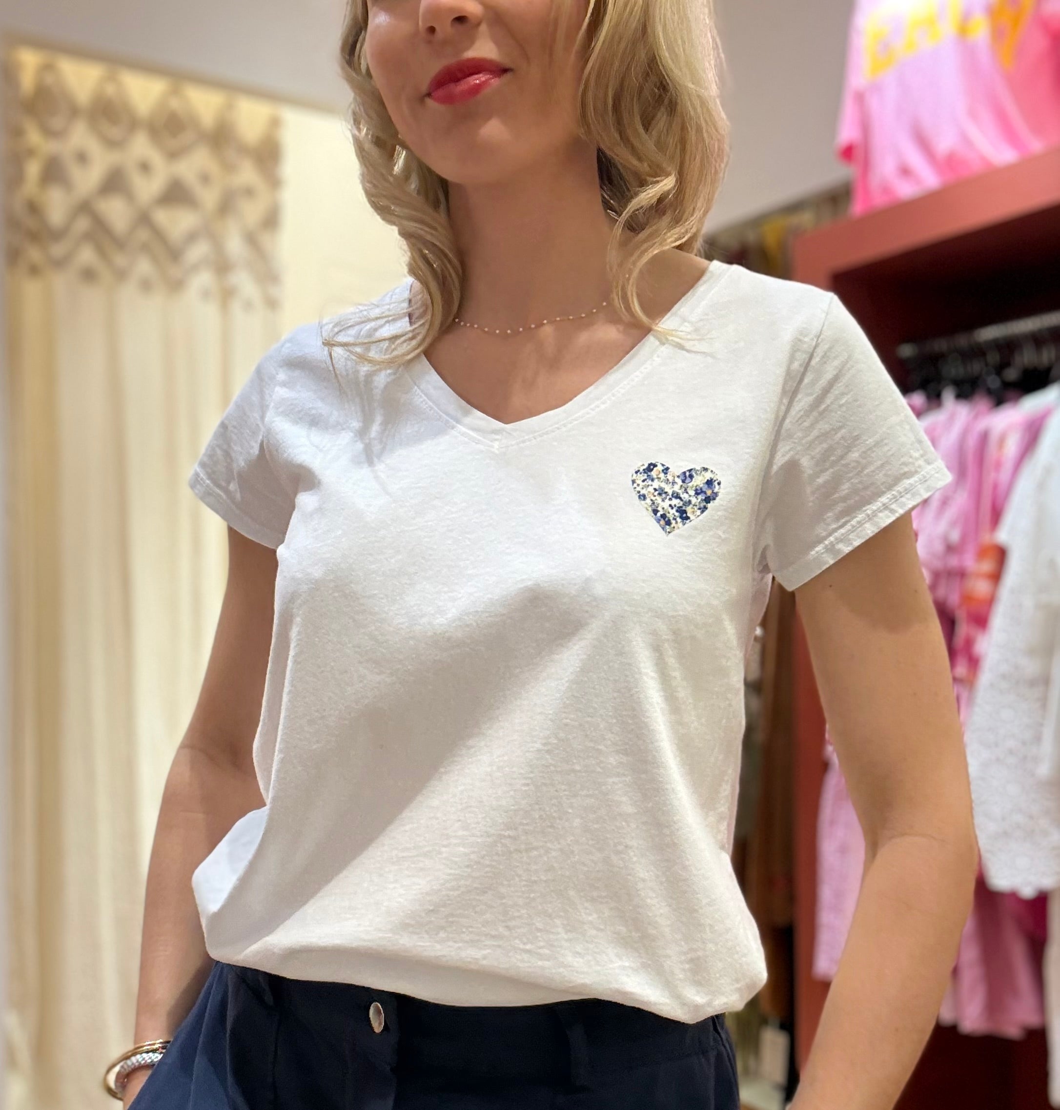 Tee-shirts Fleur avec bandana