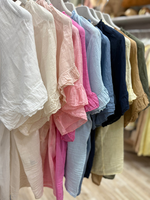 Blouse voile de coton