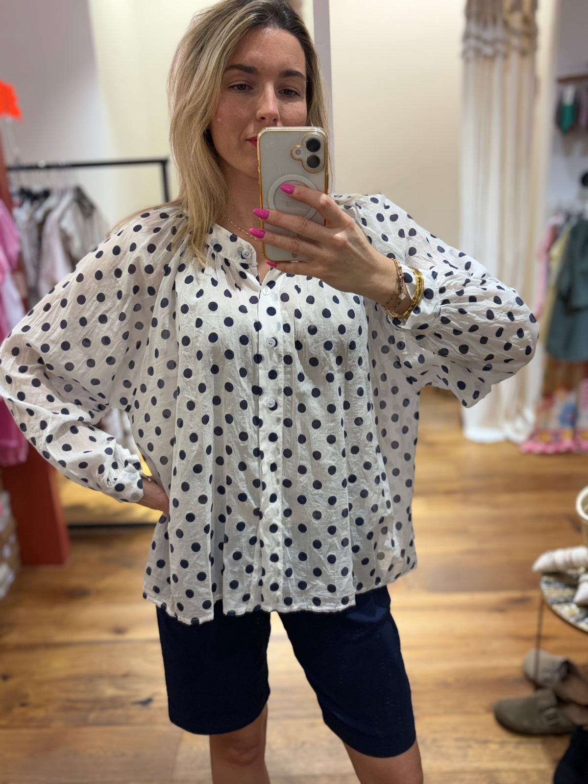 Chemise pois