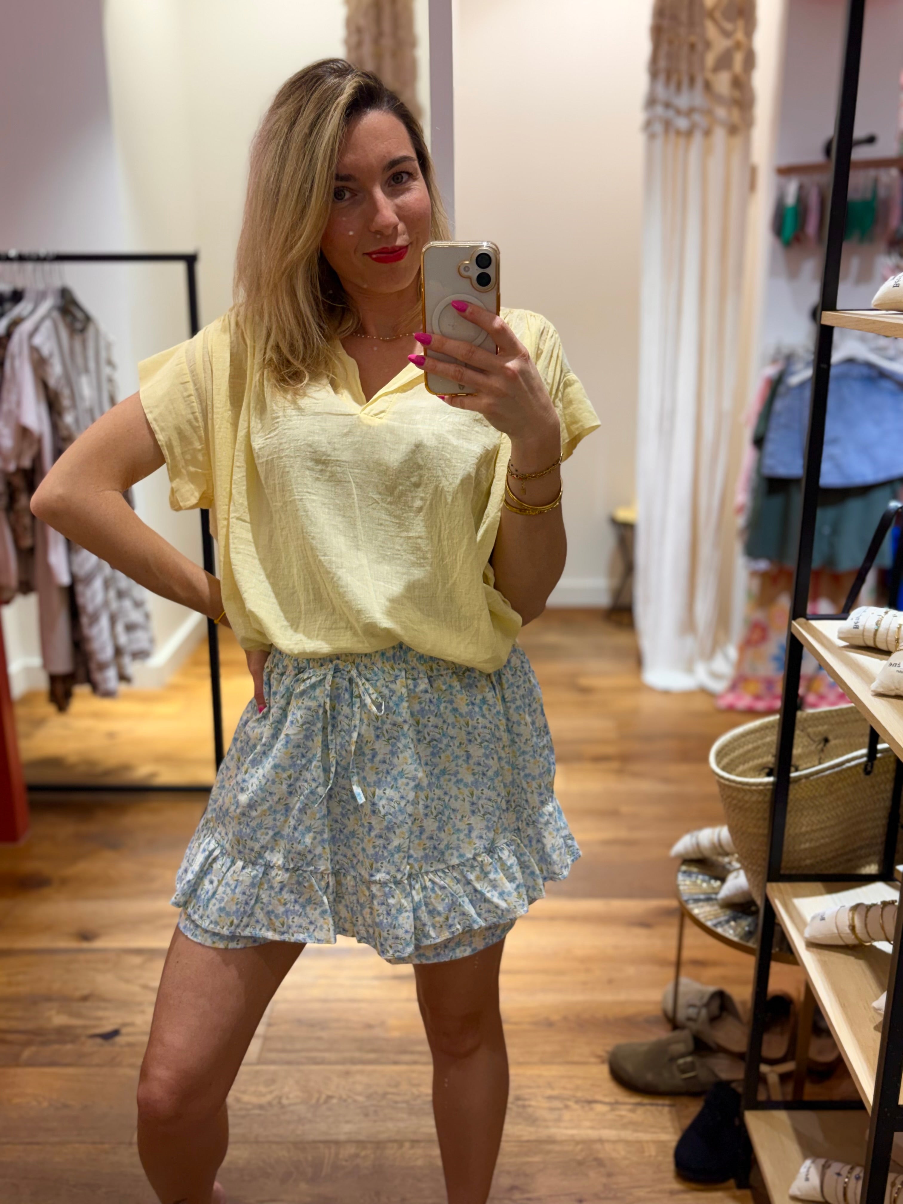 Top XL voile de coton