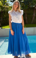Jupe voile de coton